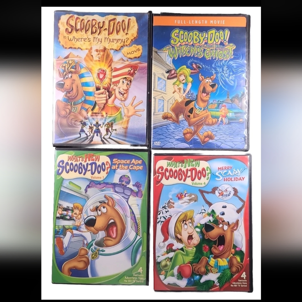 Scooby-Doo! Mummy, Volume 1&4 Space Ape And Holiday, Witch's Ghost DVD Lot